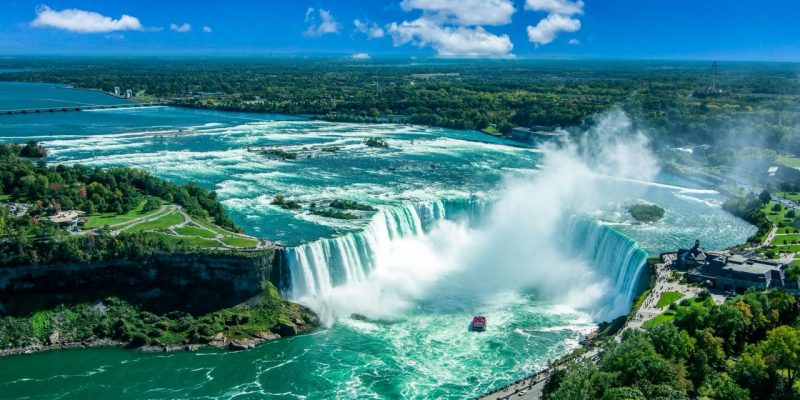 Niagara Falls Oost-Canada groot